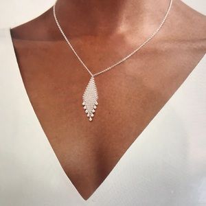 Elsa Peretti Mesh Fringe Pendant 